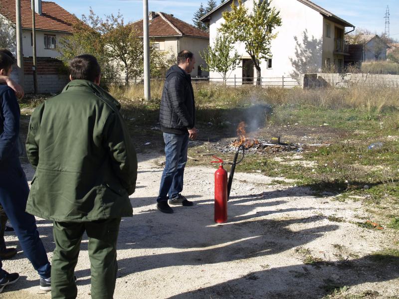 ŠUMARIJA GLAMOČ: Protupožarna obuka