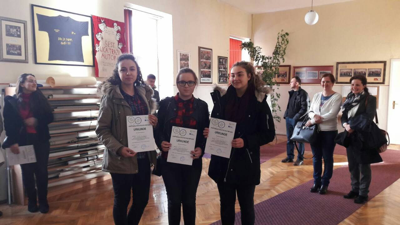 FOTO: U Gimnaziji Livno održano županijsko natjecanje iz njemačkog jezika