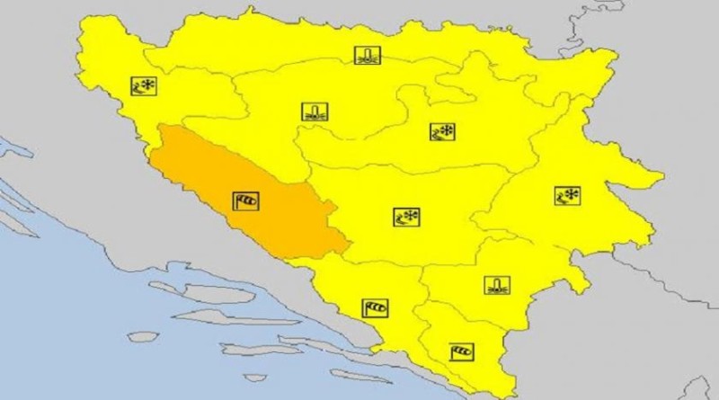 NA PODRUČJU HBŽ-a narančasti meteoalarm zbog olujnih udara vjetra