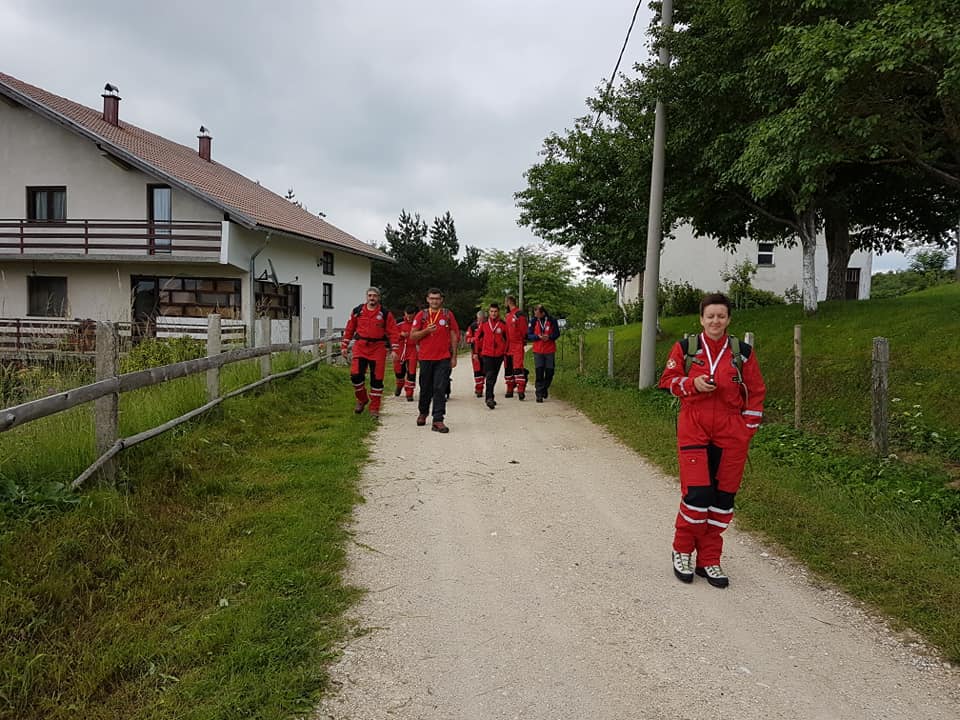 FOTO: U GLAMOČU ODRŽANA  POTRAŽNA VJEŽBA GSS-a HBŽ