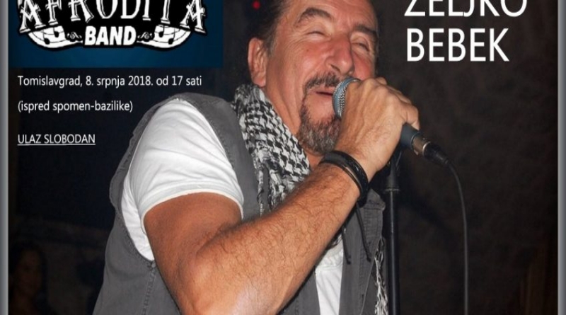 SREDIŠNJA PROSLAVA DANA SV. NIKOLE TAVELIĆA, NASTUPA ŽELJKO BEBEK I AFRODITA BAND