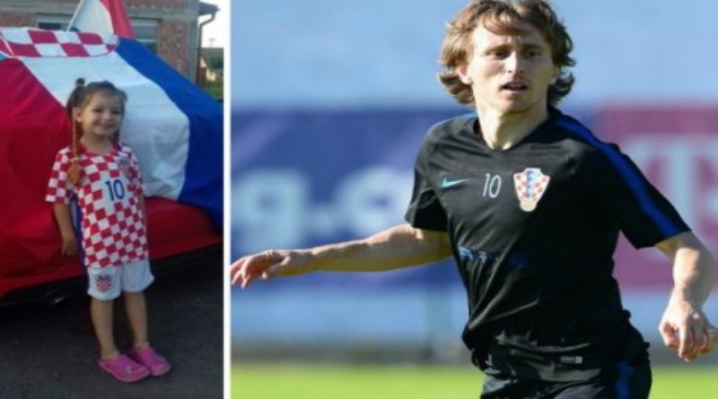 ​Luka Modrić odgovorio na pismo bolesne djevojčice Selene, HNS ga objavio