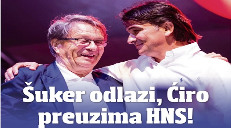 Šuker odlazi, Ćiro preuzima HNS!