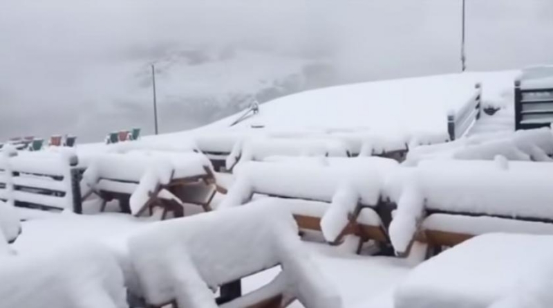 VIDEO: Snijeg u Italiji i Sloveniji, Alta Badia pod 30 cm bijelog pokrivača