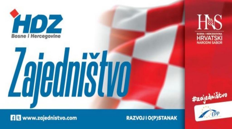 Hrvatska demokratska zajednica Bosne i Hercegovine oštro osuđuje uništavanje stranačkih plakata diljem BiH