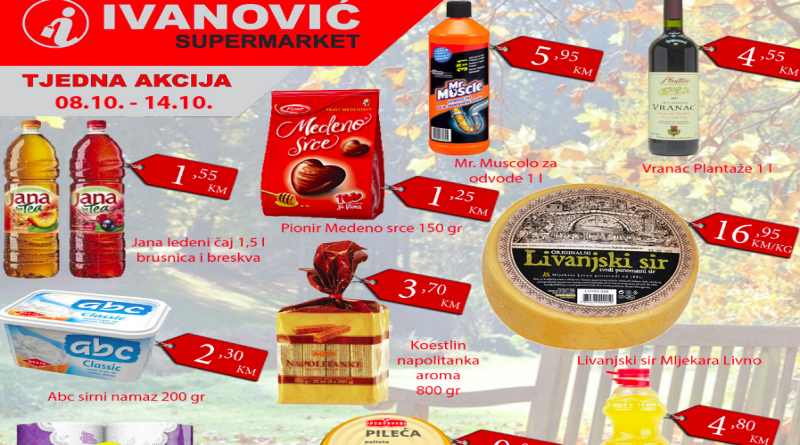 Tjedna akcija Supermarketa Ivanović