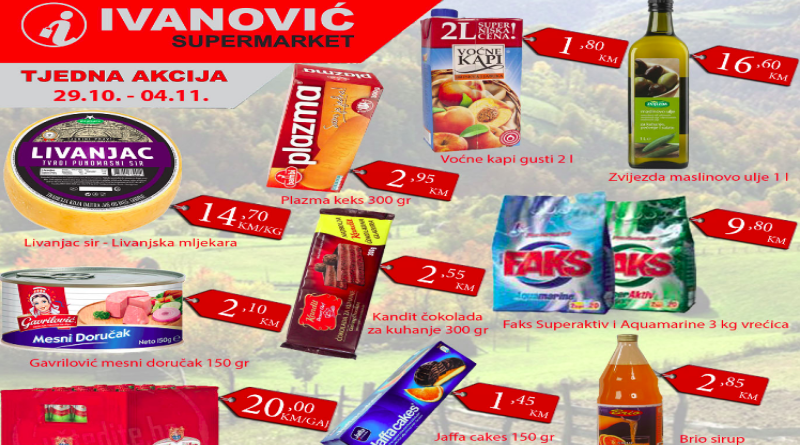 Tjedna akcija Supermarketa Ivanović