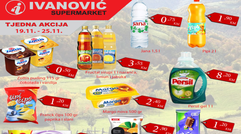 Tjedna akcija Supermarketa Ivanović