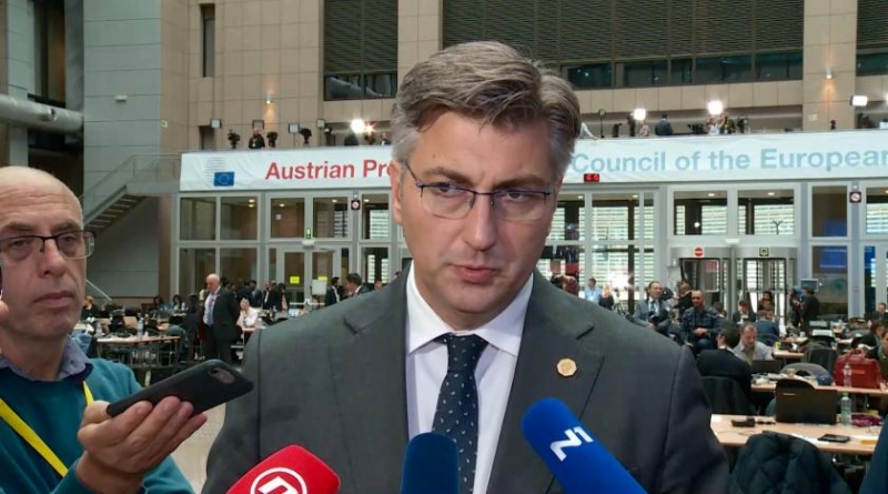 Plenković: Hrvatska neće odustati dok se ne riješi pitanje ravnopravnosti Hrvata u BiH