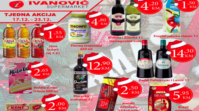 Tjedna akcija Supermarketa Ivanović