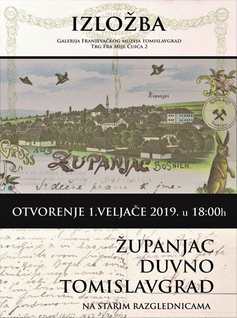 NOĆ MUZEJA: Izložba “Županjac, Duvno, Tomislavgrad na starim razglednicama” autora Ivice Ćurkovića