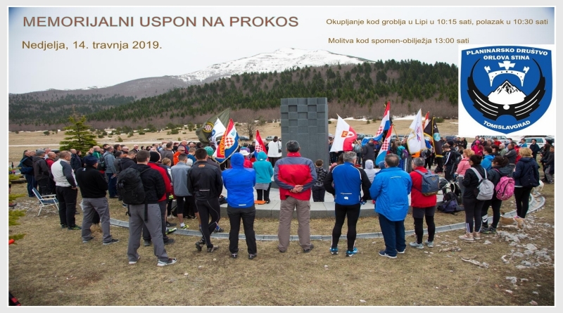 NAJAVA: Memorijalni uspon na Prokos 14. travnja