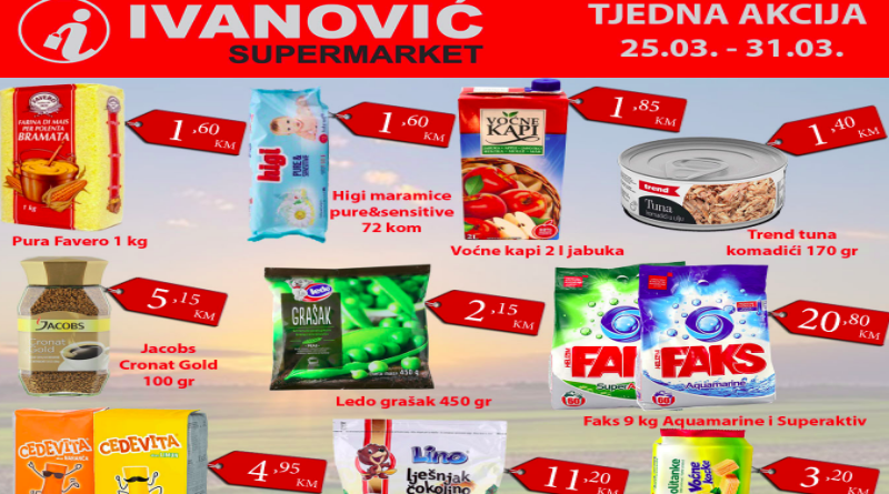 Tjedna akcija Supermarketa Ivanović