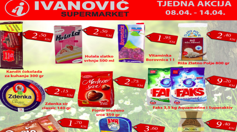 Tjedna akcija Supermarketa Ivanović