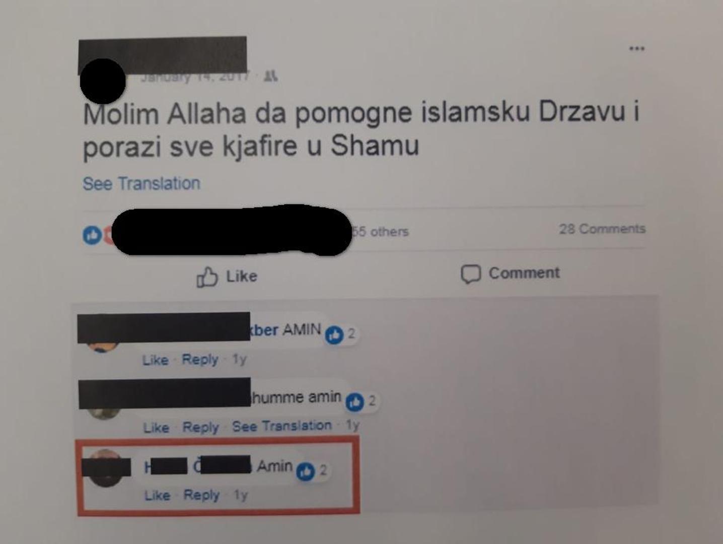 OTKRIVAMO PROFIL SELEFIJE Podupiratelj ISIL-a H. Č. Evo tko je tajni svjedok Mektića i Osmice