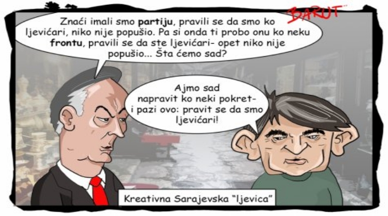 ​Karikatura dana: Kreativna Sarajevska ''ljevica''