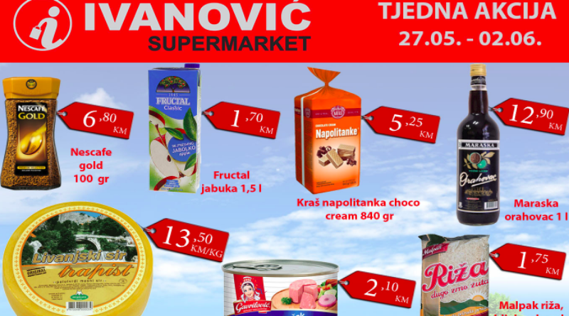 Tjedna akcija Supermarketa Ivanović