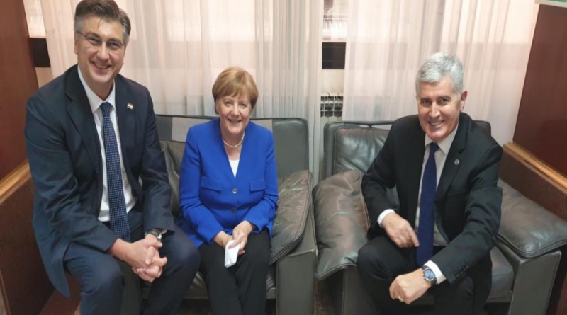 Suljagić ljubomoran jer se Čović susreo s Angelom Merkel