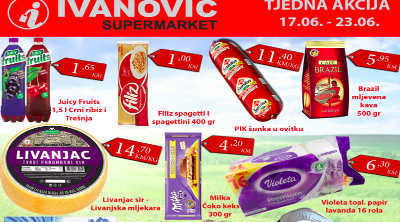 Tjedna akcija Supermarketa Ivanović