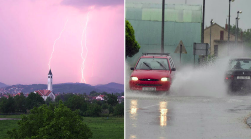 Veliki dio Hrvatske pod žutim meteoalarmom: Oprez! Nestabilno vrijeme stvara probleme u prometu