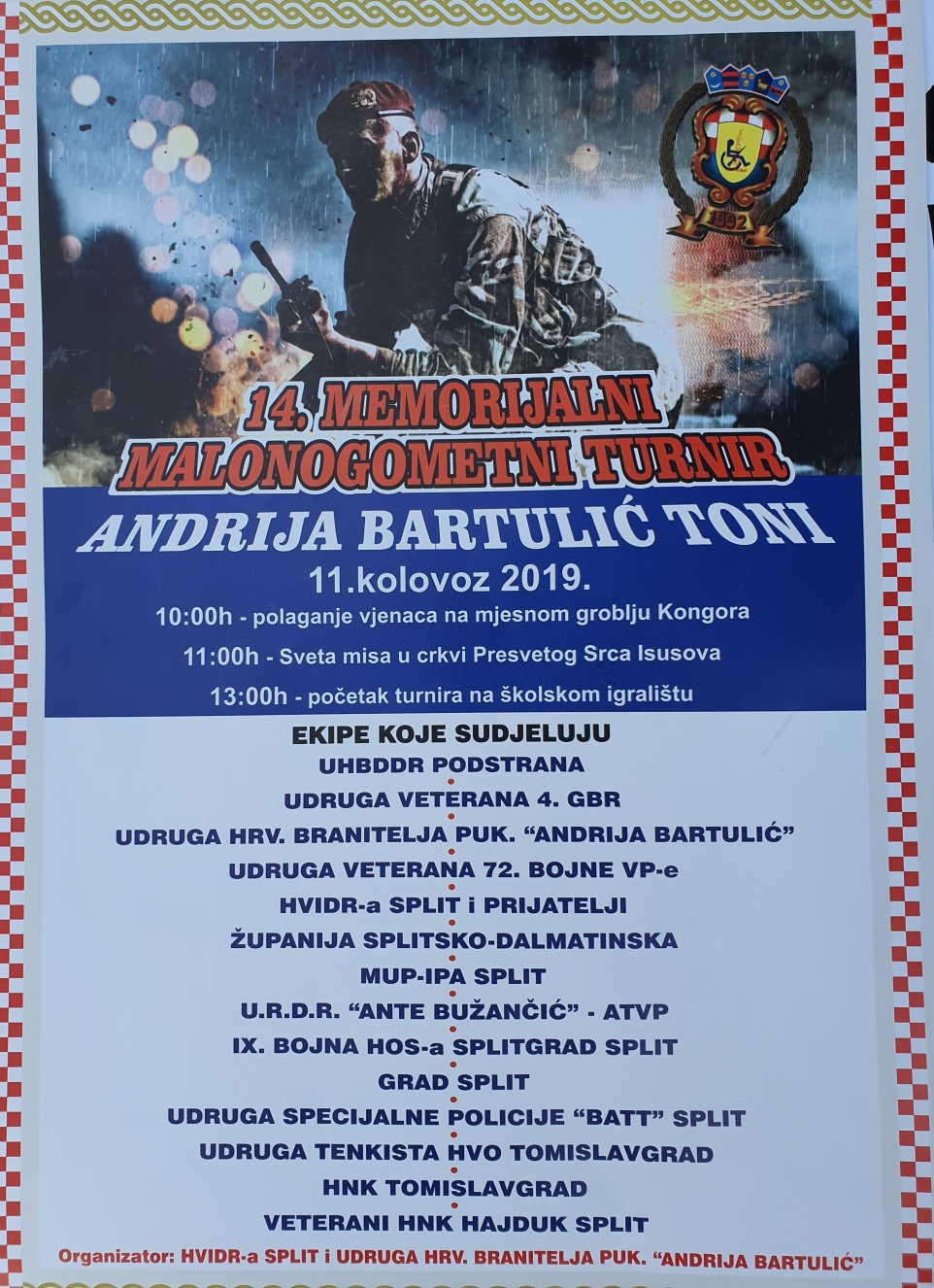 14. MEMORIJALNI MALONOGOMETNI TURNIR ANDRIJA BARTULIĆ TONI