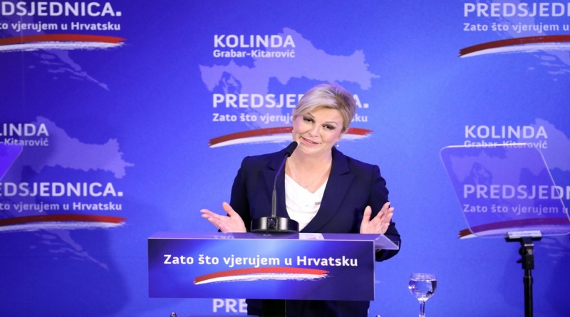 Grabar-Kitarović objavila kandidaturu na predsjedničkim izborima i slogan: ‘Zato što vjerujem u Hrvatsku’