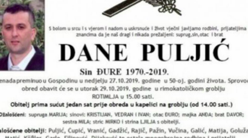 Profesor Dane Puljić podlegao u bolnici nakon što je pretučen u kafani u Stocu