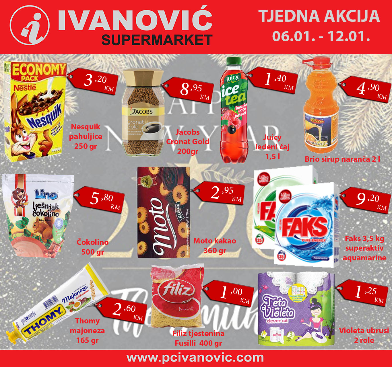 Tjedna akcija Supermarketa Ivanović