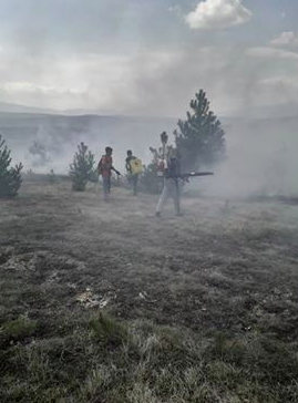 MJEŠTANI LIVANJSKOG SELA TUŠNICA OPET U AKCIJI: Sudjelovali u gašenju požara