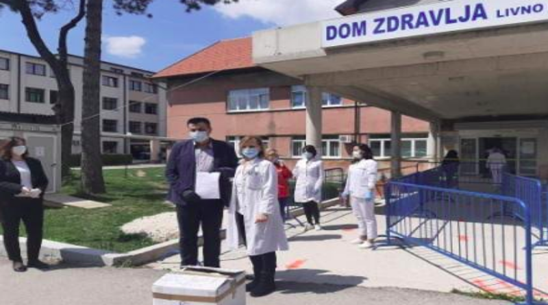 Luka Čelan uručio donaciju livanjskom Domu zdravlja