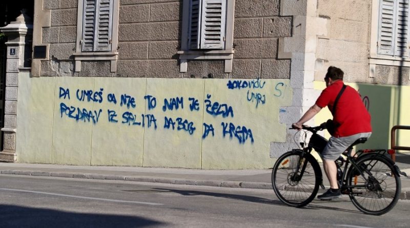 U centru Splita osvanuo grafit s porukom mržnje prema Novaku Đokoviću