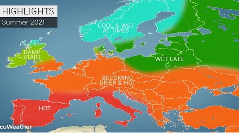 Dugoročna prognoza za Europu: Čeka nas vruće ljeto!