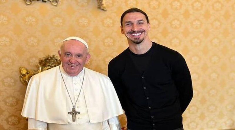 Papa primio Ibrahimovića, Zlatan ga uz poklone nasmijao jednom rečenicom