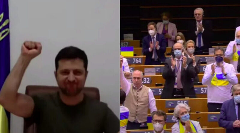 Zelenskij izazvao ovacije u Europskom parlamentu emotivnim govorom (VIDEO)