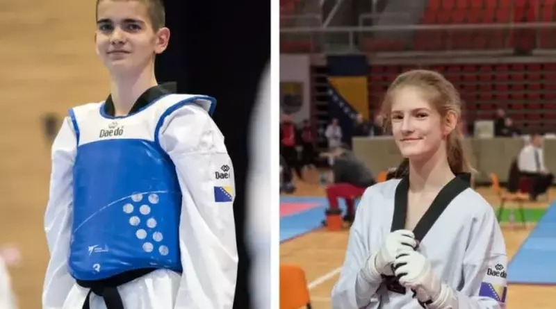 Nino Šeremet i Marija Orlović iz Livna izborili nastup na svjetskom prvenstvu u taekwondou