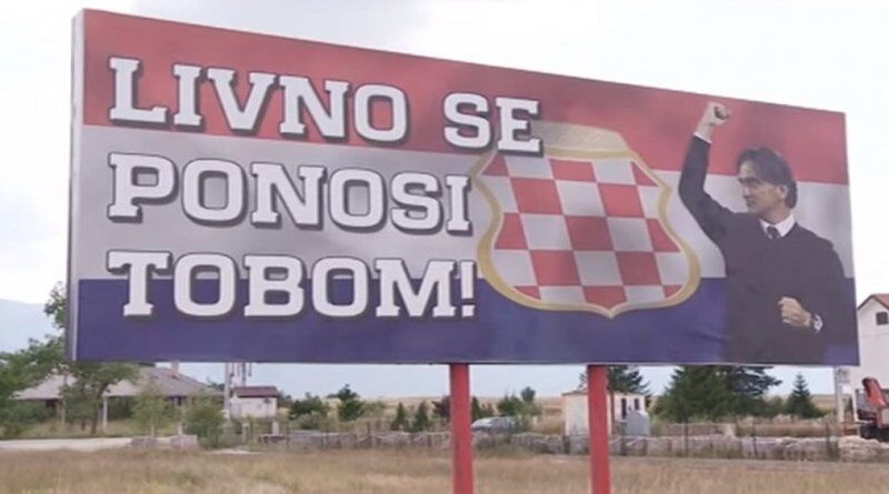 LIVNO NIJE ZABORAVILO SVOG TRENERA Tijelima ispisali ime Zlatka Dalića na gradskom stadionu