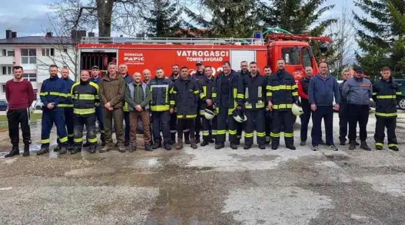 Hercegbosanska županija dobila 22 obučena profesionalna i dobrovoljna vatrogasca